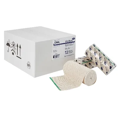 Hartmann - EZe-Band LF - 59190000 - Elastic Bandage EZe-Band LF 6 Inch X 11 Yard Double Length Double Hook and Loop Closure Tan NonSterile Standard Compression