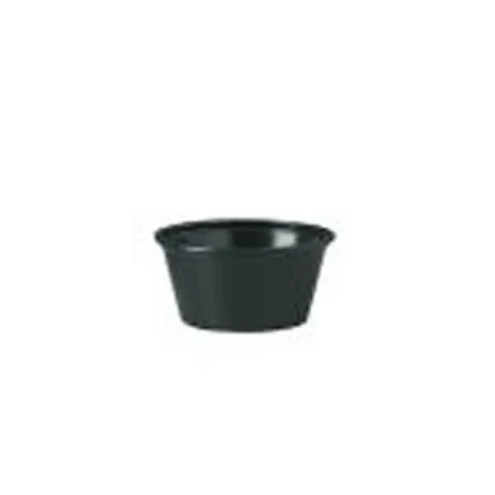 RJ Schinner Co - Solo - P150BLK - Souffle Cup Solo 1.5 Oz. Black Plastic Disposable
