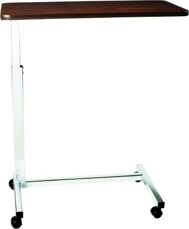 Drive Medical - 16012-HCSO - Overbed Table Non-Tilt Spring Assisted Lift 28 to 45 Inch Height Range