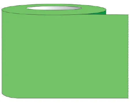 Shamrock Scientific - ST-100-3 - Blank Label Tape Shamrock Multipurpose Label Green Tape 1/2 X 60 Inch