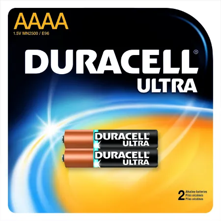 Duracell - MX2500B2PK - Alkaline Battery Duracell Ultra Aaaa Cell 1.5v Disposable 2 Pack