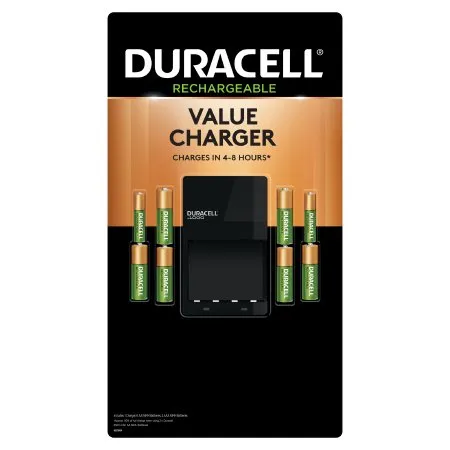 Duracell - CEF14 - Charger, 1000 Ion Speed, w/ (4) Pre-Charged Batteries