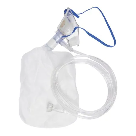 McKesson - 16-3226E - Nonrebreather Oxygen Mask Mckesson Elongated Style Pediatric Adjustable Head Strap / Nose Clip