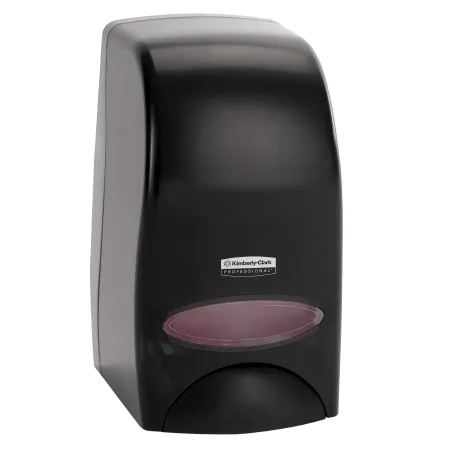 Kimberly Clark - Scott Essential - 92145 - Hand Hygiene Dispenser Scott Essential Black Plastic Manual Push 1 Liter Wall Mount