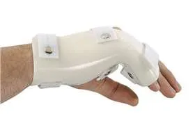 Alimed - G-Force - 52505 - Boxer Fracture Splint with MP Flexion G-Force Plastic / Foam Right Hand White X-Large