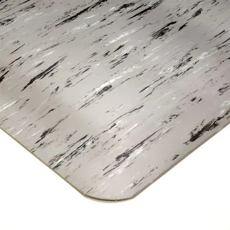 Market Lab - 3347-GY - Antimicrobial Floor Mat 2 X 3 Foot Gray Vinyl