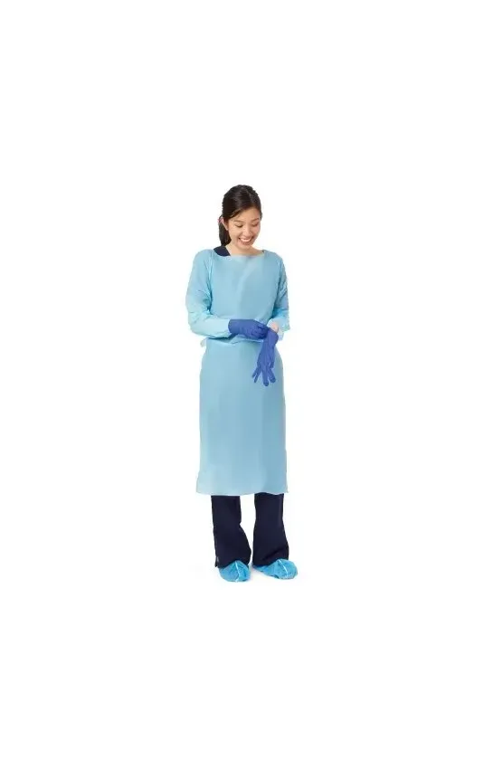 Medline - Thumbs Up - Nonth180 - Protective Procedure Gown Thumbs Up One Size Fits Most Blue Nonsterile Not Rated Disposable