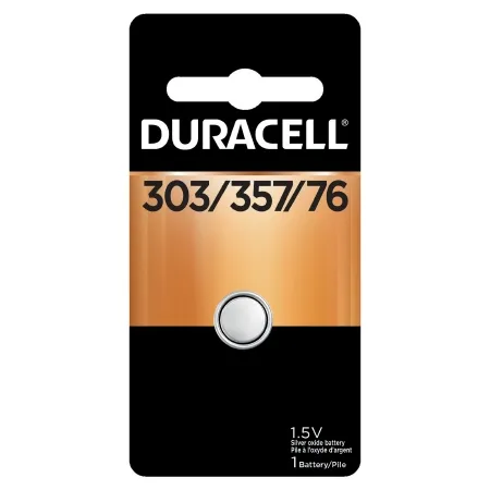 Duracell - D303/357PK - Silver Oxide Battery Duracell 303 / 357 Coin Cell 1.5v Disposable 1 Pack