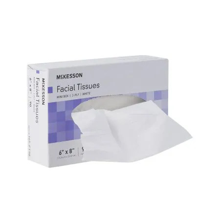 McKesson - 165-FT90 - Facial Tissue White 6 X 8 Inch 90 Count