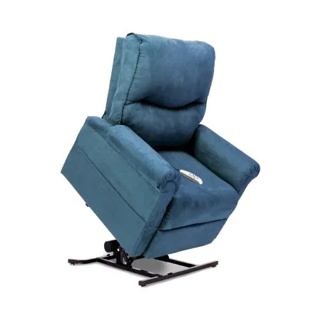 Pride Health Care - LC105-SKY-AOA - 3-Position Recliner Sky Blue Laminate/Hardwood Without Casters
