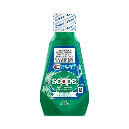 Procter & Gamble - 10037000975066 - Crest Scope Classic Mouthwash Crest Scope Classic 1.2 oz. Original Mint Flavor