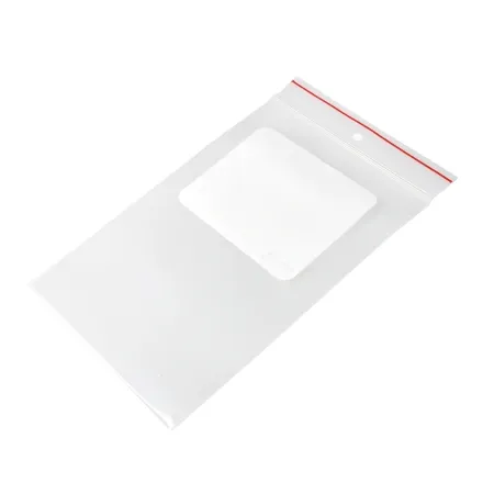 Minigrip - Red Line - MGRL4WH0609 - Reclosable Bag Red Line 6 X 9 Inch Ldpe Clear / White Block Zipper Closure