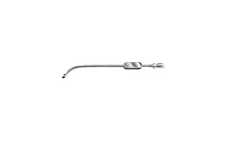 Bausch & Lomb - N2906 - Suction Tube Handle Bausch & Lomb Long Curved Style Thumb Valve Vent