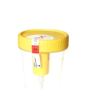 Sarstedt - V-Monovette Urine - 75.562.400 - Urine Specimen Container With Integrated Transfer Device V-monovette Urine 62 X 72 Mm 100 Ml (3.4 Oz.) Screw Cap Unprinted Sterile