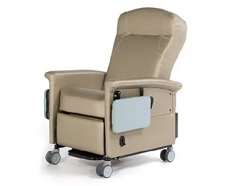 Champion Manufacturing - Ascent II 67P Series - 67PCGS524-TS7 - Transport Power Recliner Ascent Ii 67p Series Gray Vinyl 4 Inch Casters