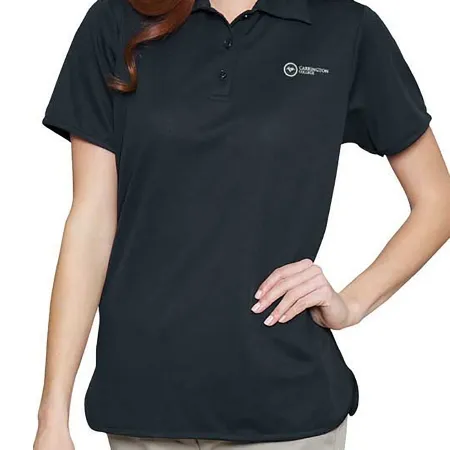 Fashion Seal Uniforms - 11143-S - Polo Shirt Small Black Short Sleeve Female