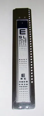 Lombart Instruments - CP1RE11180 - Visual Acuity Slide For Slite Lamp