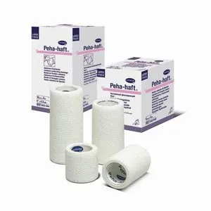 Hartmann - Peha-haft - From: 932442 To: 932452 - Peha haft Absorbent Cohesive Bandage Peha haft 1 Inch X 4 1/2 Yard Self Adherent Closure White NonSterile Standard Compression