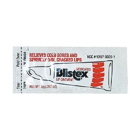 Blistex - X5000 - Lip Balm Blistex .05 Gram Individual Packet