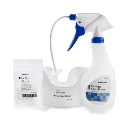 McKesson - From: 140-3 To: 140-4 - Ear Wash System Disposable Tip Blue / White