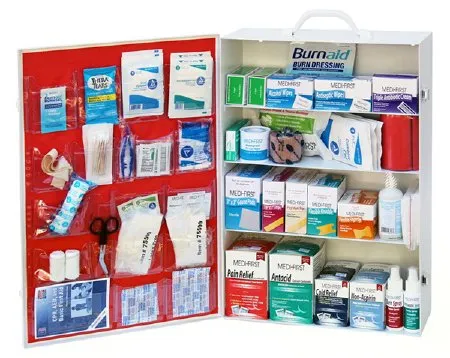 Medique Products - 734ANSI - First Aid Cabinet 4 Shelves