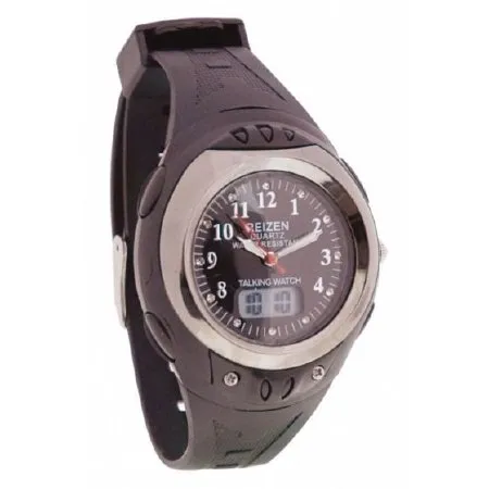 Patterson Medical Supply - Reizen - 081621606 - Wrist Watch Talking Timer Reizen 24 Hours Digital / Analog