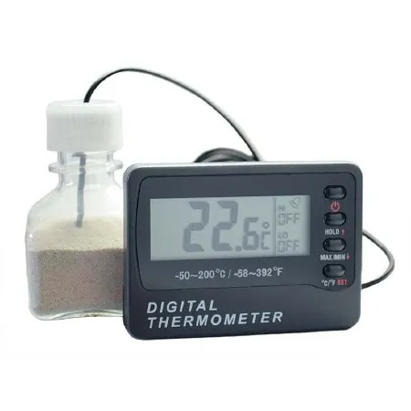 Thermco Products - ACC801WB - Digital Oven Thermometer Fahrenheit / Celsius -58° To +158°f (-50° To +70°c) Bottle Probe Battery Operated