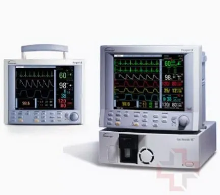 Monet Medical - Datascope - DSPP202SPO2ECGBP-R-1 - Reconditioned Vital Signs Monitor Datascope Gas And Monitor Vitals Type Co2, Ecg, Nibp, Spo2 Battery Operated
