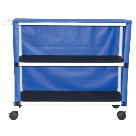 MJM International - From: 350-2C To: 350-4C - Corp Jumbo Linen Carts With Mesh Or Solid Vinyl Cover