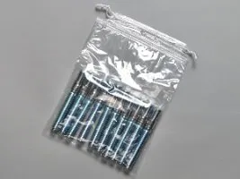 Elkay Plastics - DS20812 - Pull Tite Reclosable Bag Pull Tite 8 X 12 Inch LDPE Clear Drawstring Closure