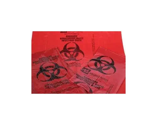 Medegen Medical - 108MBX - Infectious Waste Bag, F-Code Series: Pass the ASTMD1922-67, 480 Gram Elmendorf Test