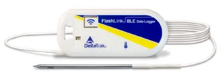 DeltaTrak - Flashlink - 40902 - Temperature Data Logger With Alarm Flashlink Fahrenheit / Celsius -4° To +140°f External Probe Battery Operated