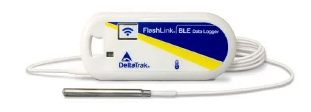 DeltaTrak - Flashlink - 40903 - Temperature Data Logger With Alarm Flashlink Fahrenheit / Celsius -4° To +140°f External Probe Battery Operated