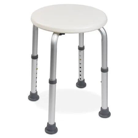 McKesson - 146-RTL12004KD - Shower Stool McKesson Without Arms Aluminum Frame Without Backrest 13 Inch Seat Width 300 lbs. Weight Capacity