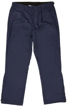 Narrative Apparel - MPPWZ1803 - Pants Authored® Single Pleat 42 X 34 Inch Navy Blue Male