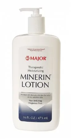 Major Pharmaceuticals - Minerin - 00904775216 - Hand And Body Moisturizer Minerin 16 Oz. Pump Bottle Unscented Lotion