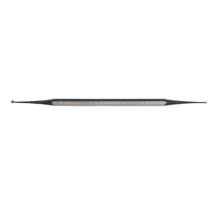 McKesson - McKesson Argent - 43-1-5813 - Excavator Curette McKesson Argent 5-1/2 Inch Length Double-ended Solid Octagon Handle 1.5 mm Tip / 2.5 mm Tip Straight Fenestrated Round Cup Tip