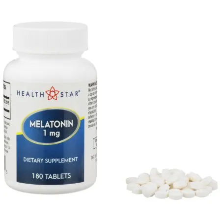 Mckesson - Geri-Care - 884-18 - Geri Care Natural Sleep Aid Geri Care 180 Per Bottle Tablet 1 Mg Strength