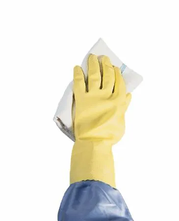 Ansell - 8984 - Utility Glove Small Flock Lined Latex Yellow 12 Inch Straight Cuff NonSterile