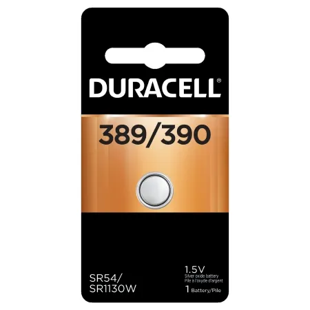 Duracell - D389/390PK - Silver Oxide Battery Duracell 389 / 390 Coin Cell 1.5v Disposable 1 Pack