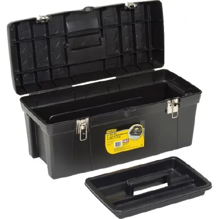 Global Industrial - Stanley Black & Decker - B983203 - Tool Box Stanley Black & Decker Black Structural Foam 11-1/4 X 11-1/2 X 23-3/4 Inch