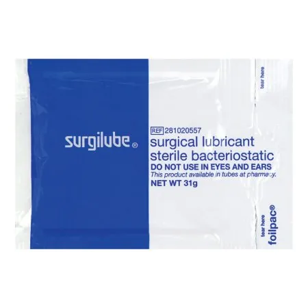 HR Pharmaceuticals - 281020557-288 - Lubricating Jelly, Surgilube Foilpac 31Gm (48 bx 6Bx cs)