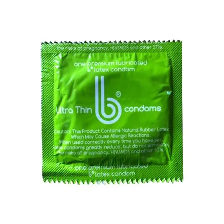 B Holding Group - Lifestyles Ultra Thin - 01-01-009 - Condom Lifestyles Ultra Thin One Size Fits Most 1 000 per Case