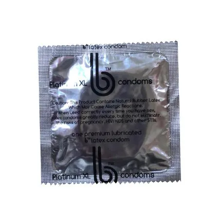 B Holding Group - Platinum XL b - 01-01-002 - Condom Platinum XL b Lubricated Large 1 000 per Case