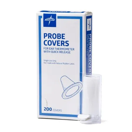 Medline - MDSM3A7208058 - Tympanic Thermometer Probe Cover For Use With Tympanic Thermometers 20 Per Box