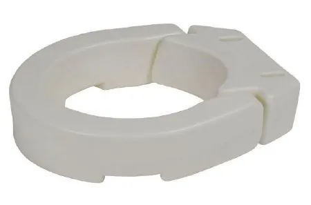 Drive Devilbiss Healthcare - Drive Medical - From: RTL12607 To: RTL12608 -  RTL12607 Raised Toilet Seat 3 1/2 Inch Height White 250 lbs. Weight Capacity