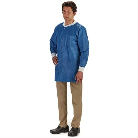 Graham Medical - LabMates - From: 85188 To: 85231 - Products  Lab Jacket  Blue 2X Large Hip Length Disposable