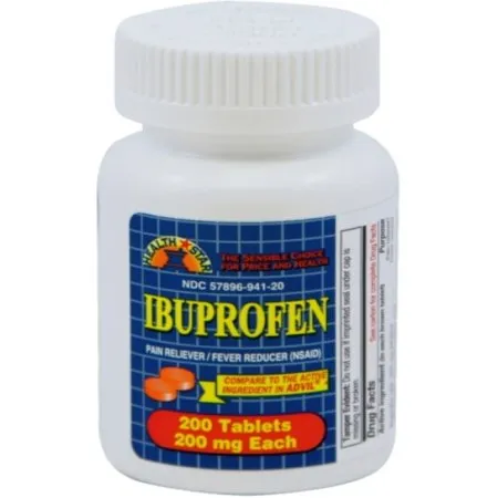Geri-Care - Health Star - 941-20-HST - Pain Relief Health Star 200 mg Strength Ibuprofen Tablet 200 per Bottle