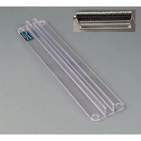 Poltex - SMPSTABHAM1 - Sample Tube Strip Stabilizer Tube Strip Tray Stabilizer Poltex Clear 4-1/4 X 19 Inch