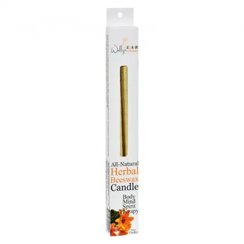 Wally's - 115956 - Natural Products Herbal Beeswax Candles - 2 Pk